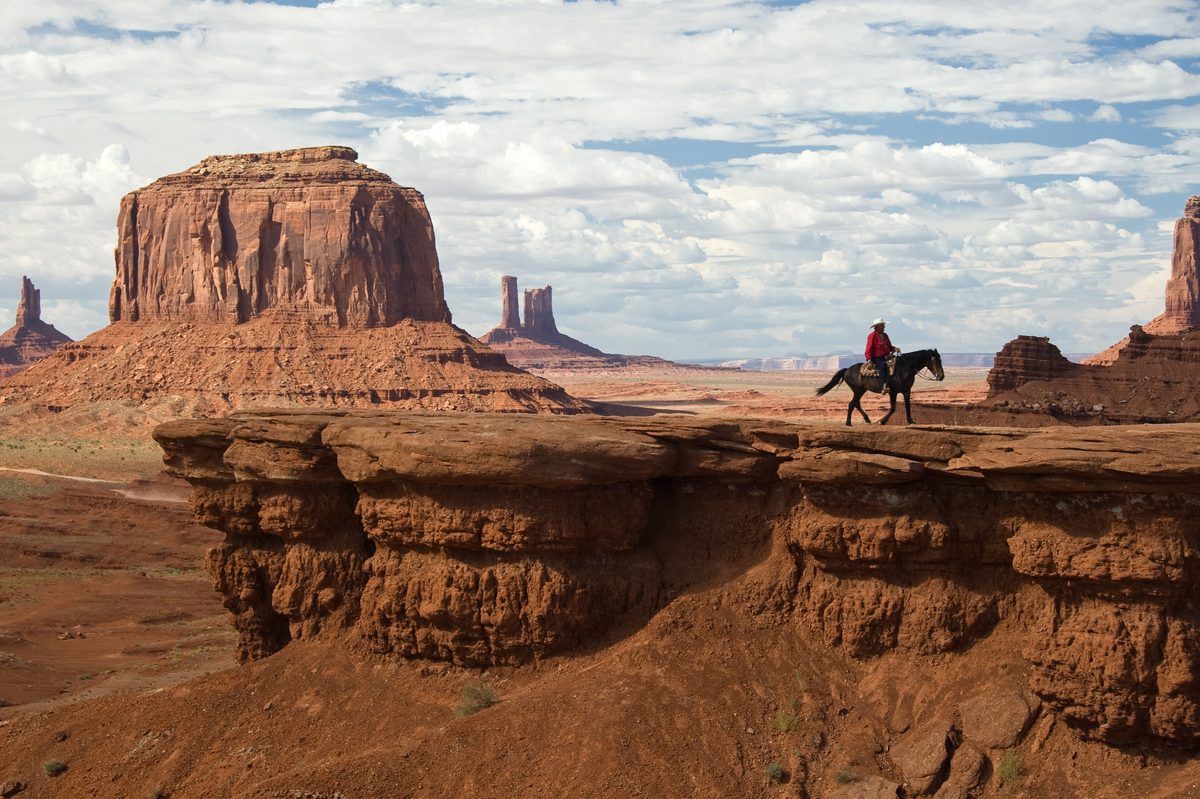 Monument Valley on the Utah-Arizona border.